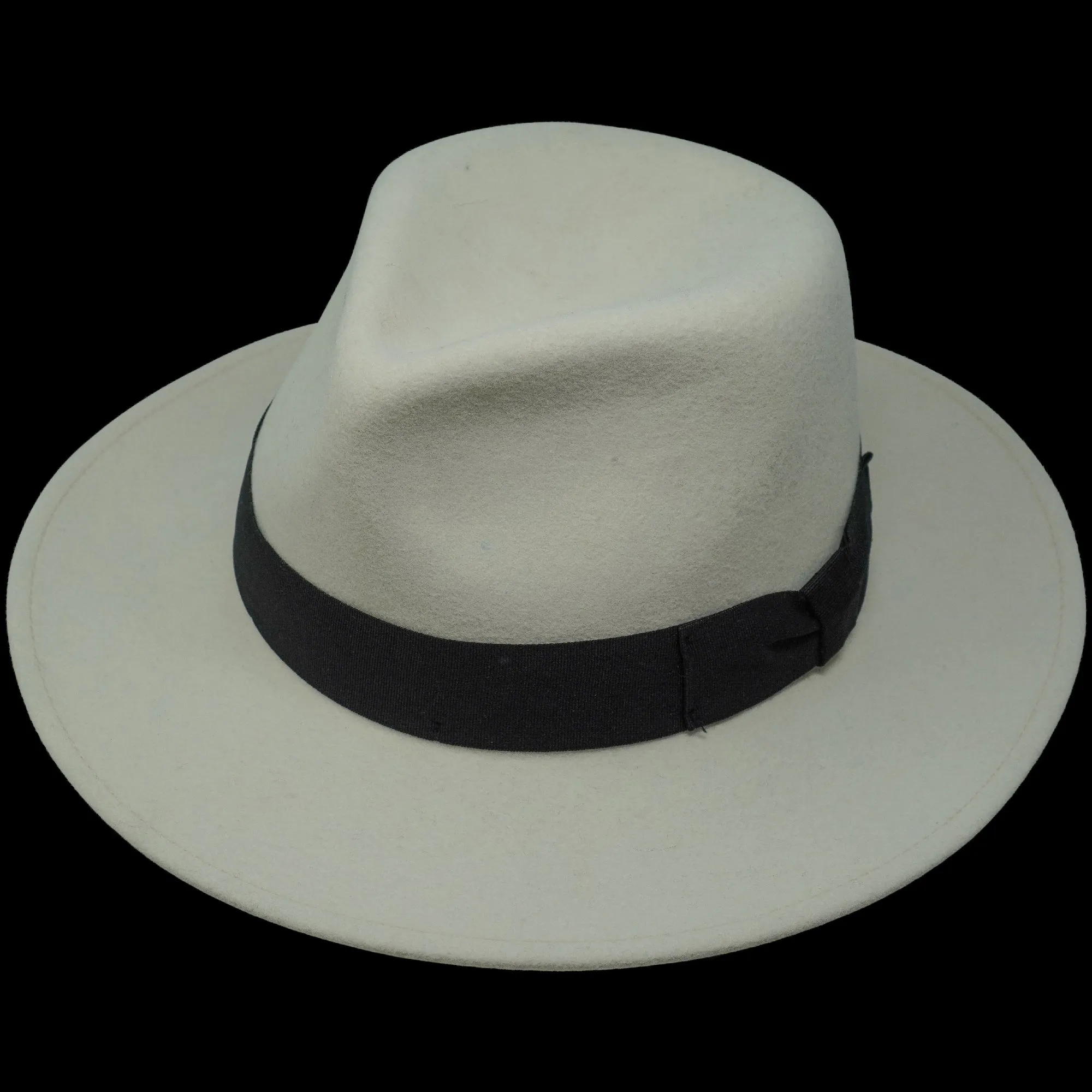 The Raw Lawrence - Flat Brimmed Fedora Trilby Felt Hat