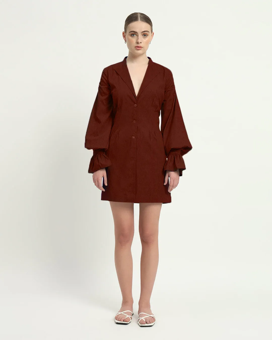 The Sedona Rouge Cotton Dress