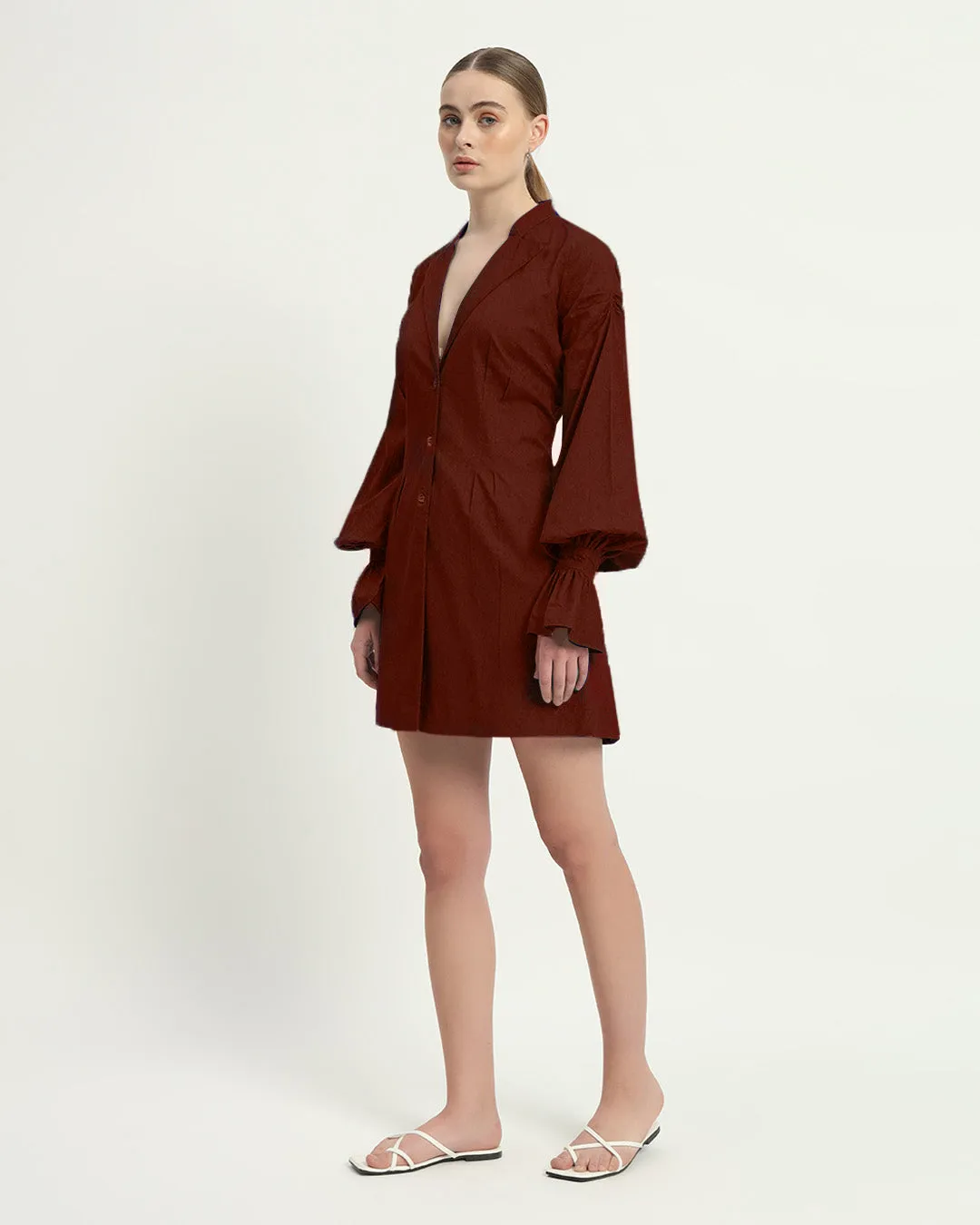 The Sedona Rouge Cotton Dress