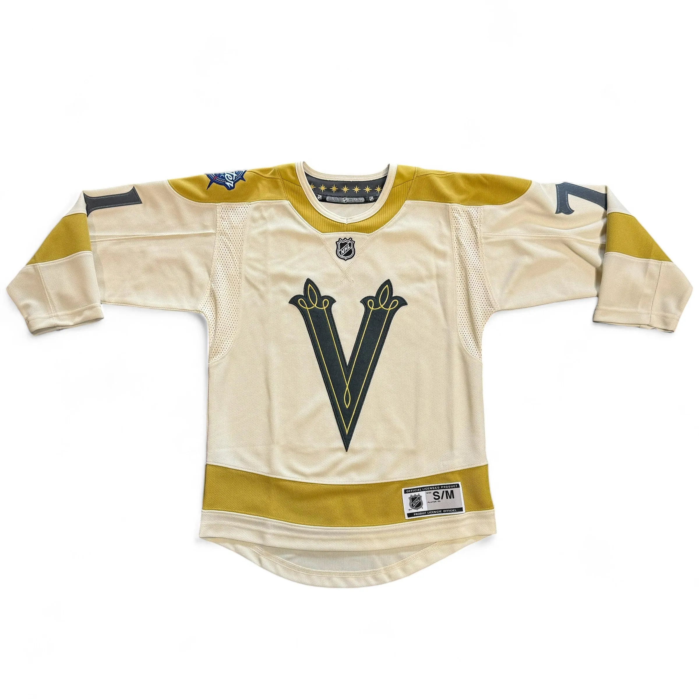 Vegas Golden Knights Youth Karlsson #71 Winter Classic Premier Jersey - Cream