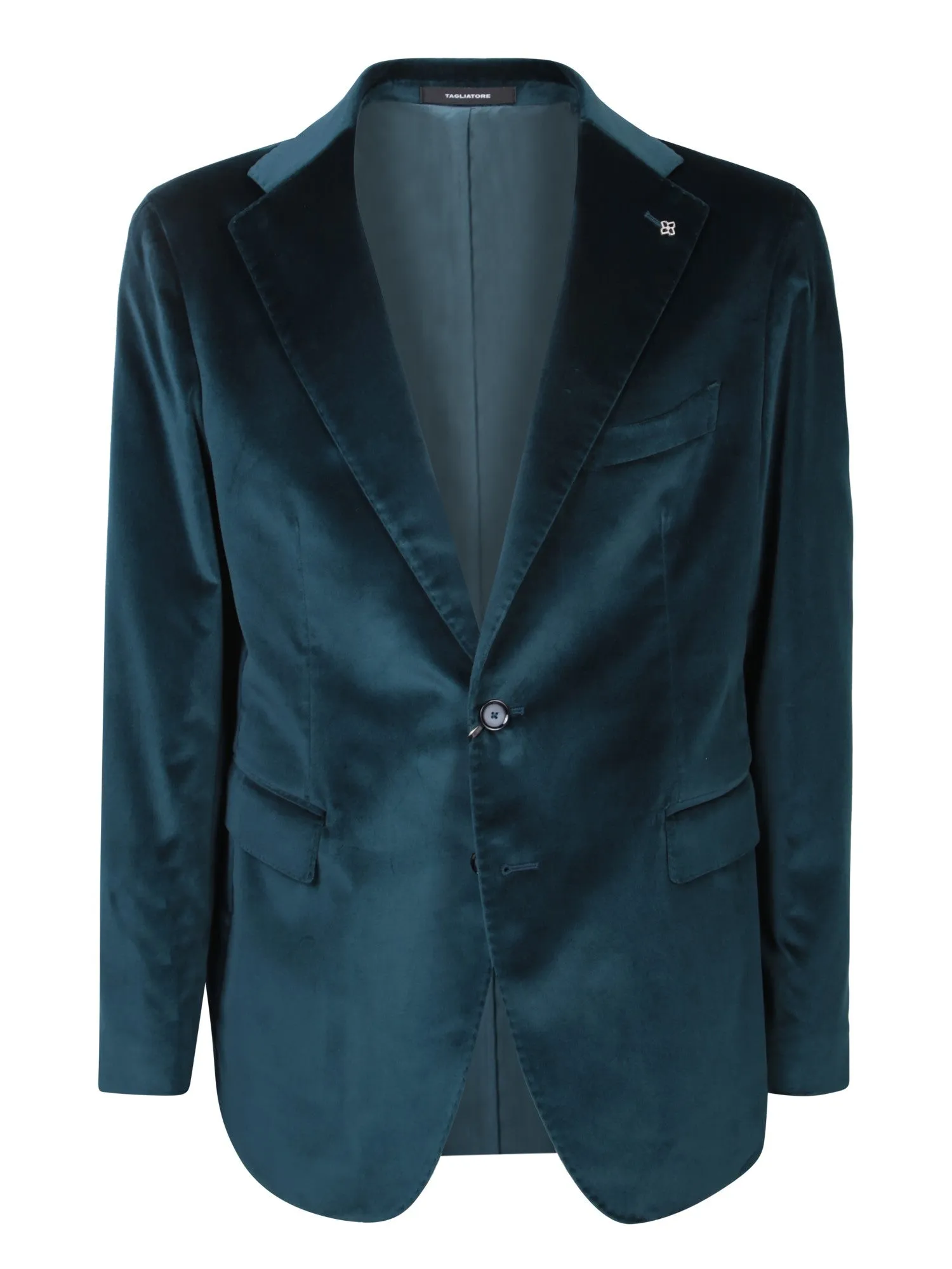 Velvet teal jacket