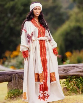 Vibrant Design Fetil Habesha Dress Ethiopian Dress Style dress