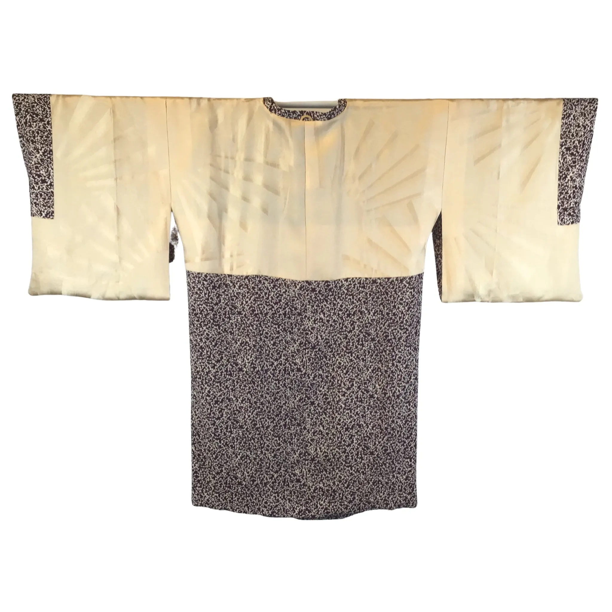 Vintage Haori ‘Brown & Cream Abstract’