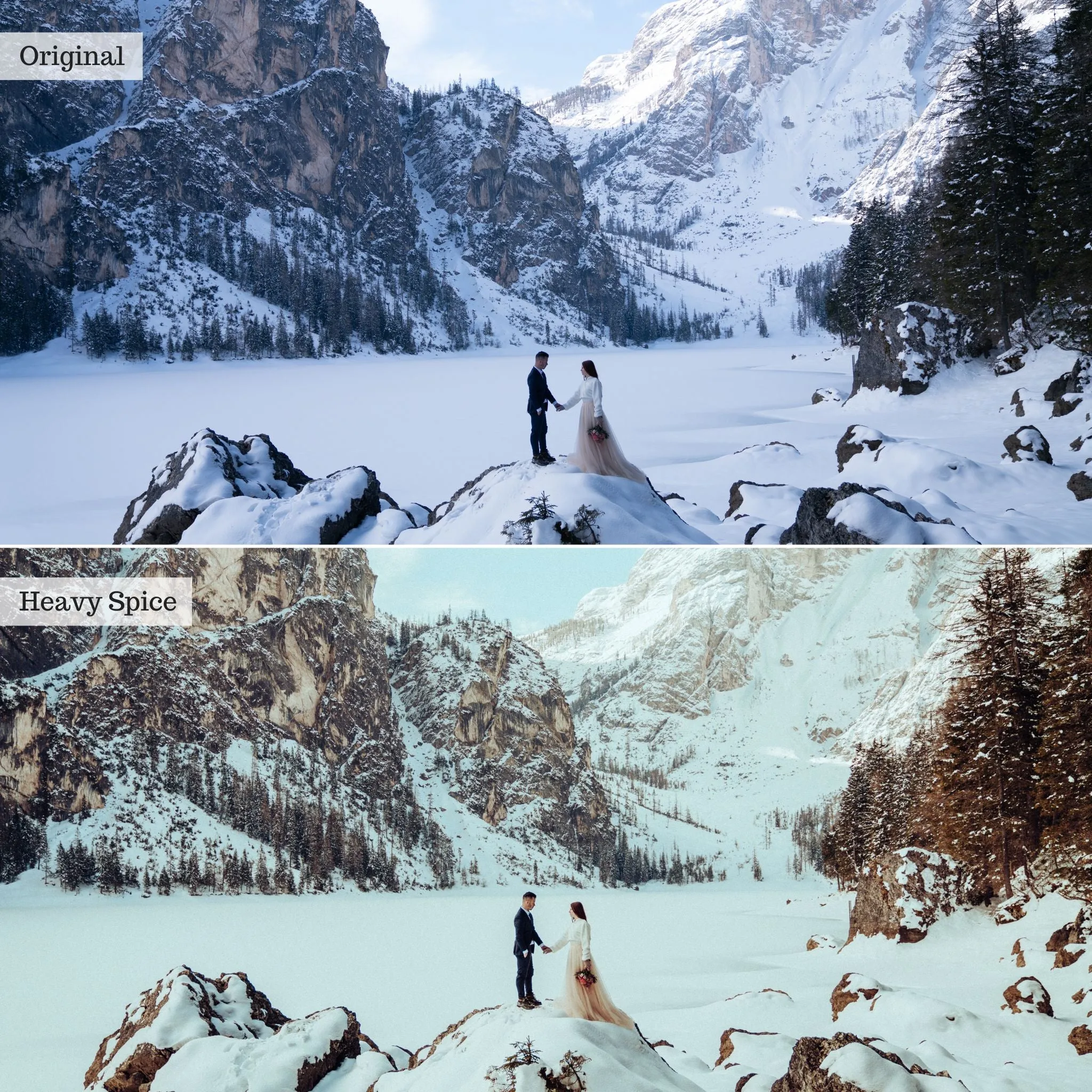 Winter Lightroom Presets for Mobile & Desktop