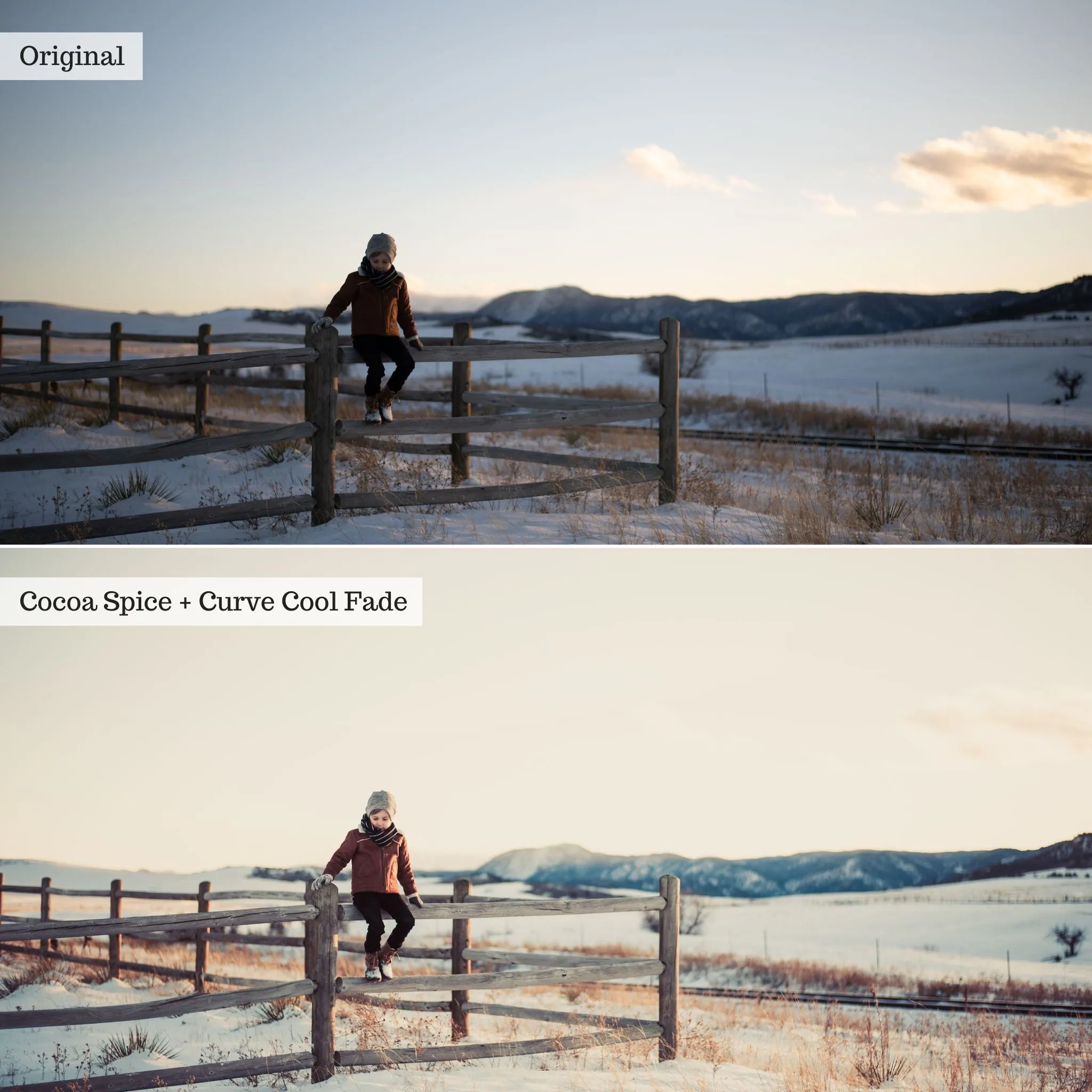 Winter Lightroom Presets for Mobile & Desktop