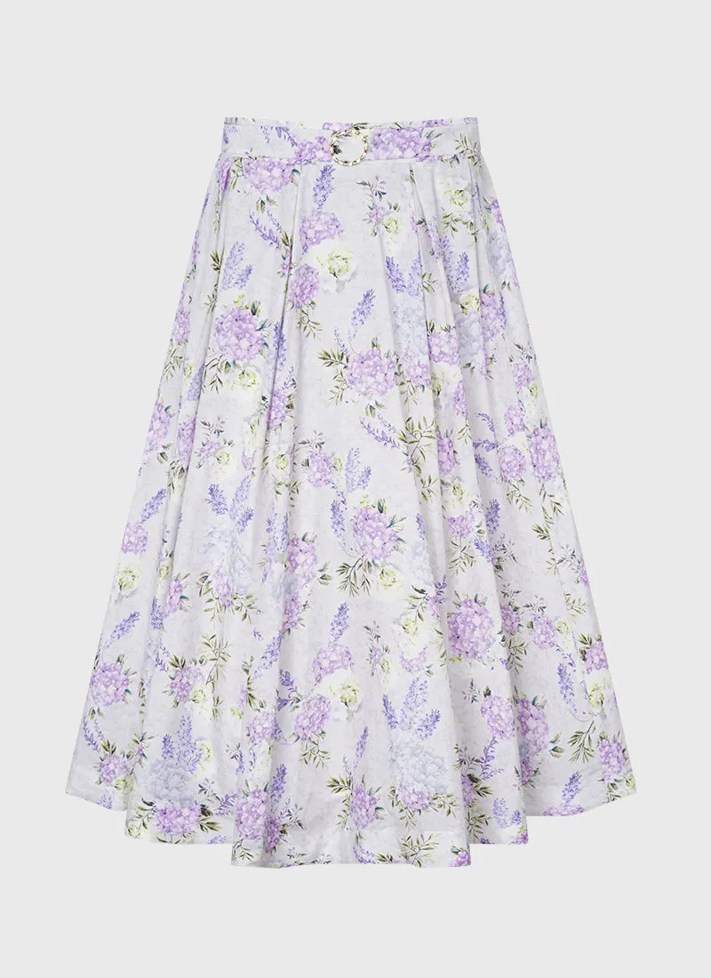 Wisteria Katherine Midi Skirt