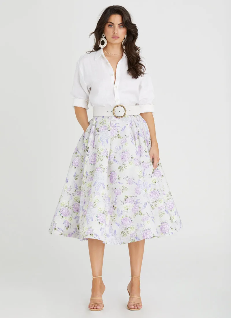 Wisteria Katherine Midi Skirt