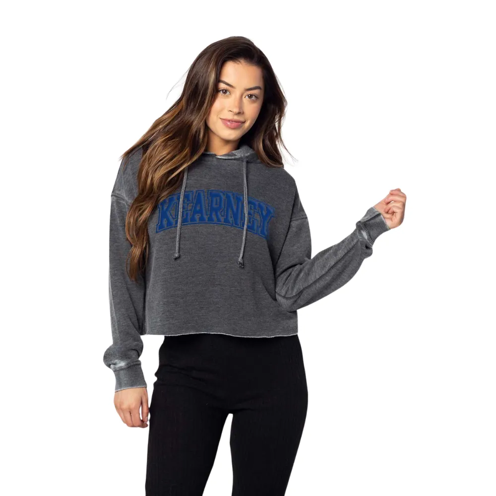 Women's UNK Lopers Extra Credit Puff Crop Hoodie